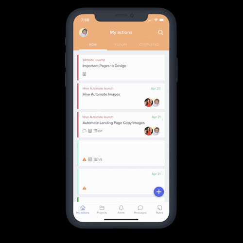 Hive’s productivity app with 10K+ downloads in Google Play