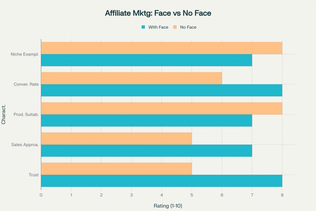 Affiliate Marketing Comparison Videos With Face vs Without Face