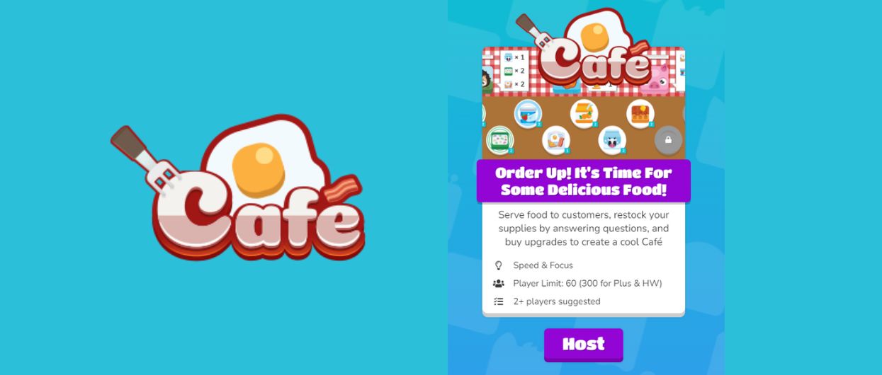 Cafe Blooket game mode