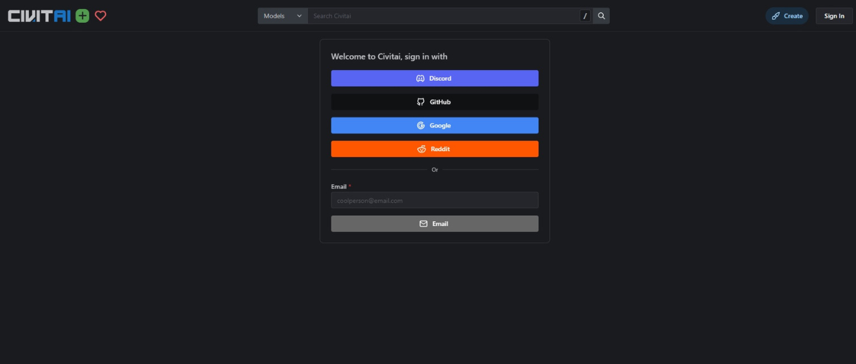 Everything You Need To Know About CivitAI (2024 Guide) 3 CivitAI Sign In