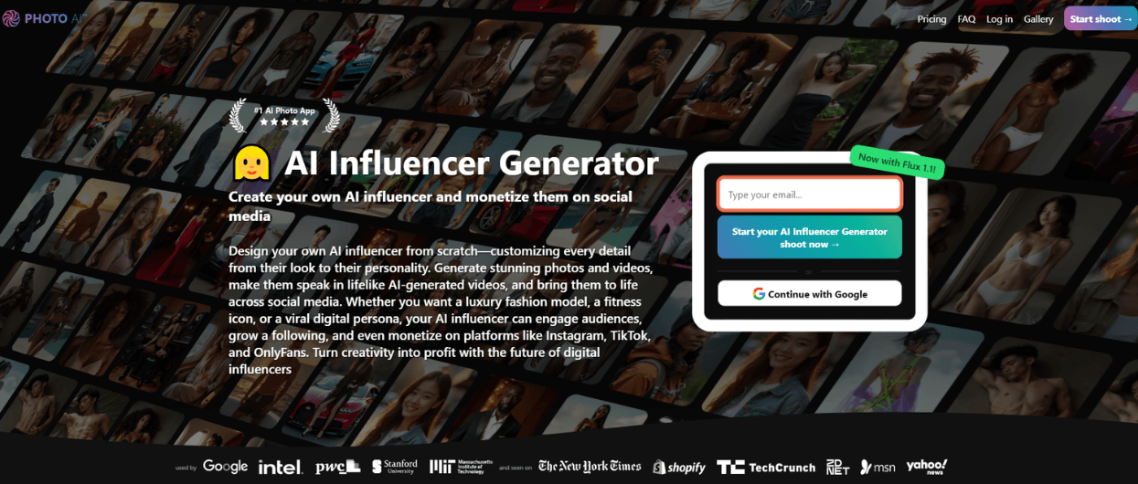 photo ai influencer generator