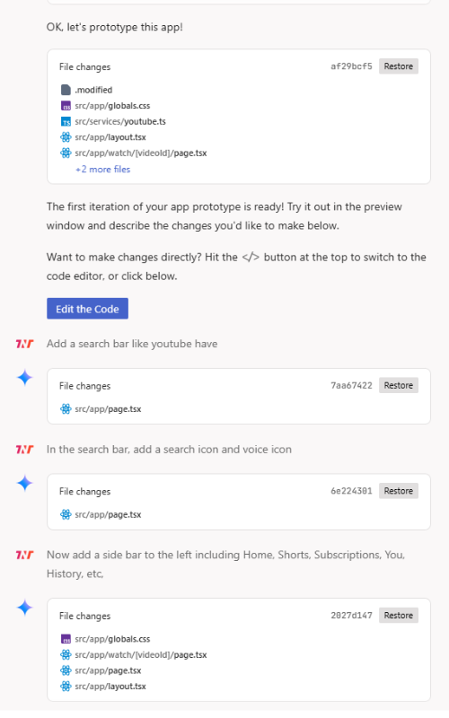 Prototype the app with Firebase studio