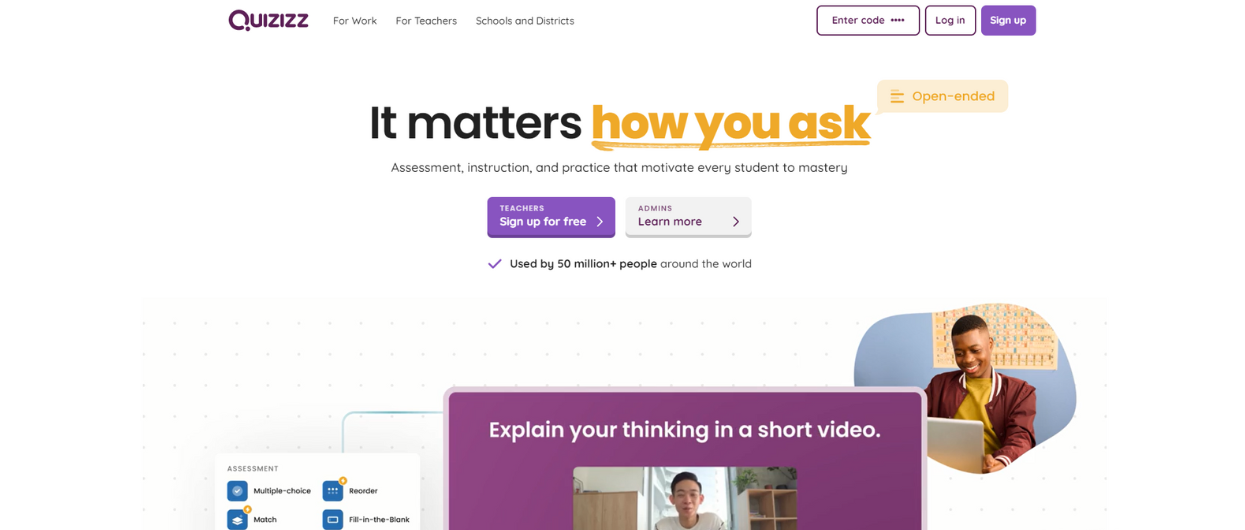 Quizizz best blooket alternative